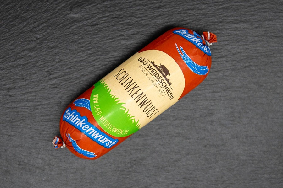 Schinkenwurst abgebunden