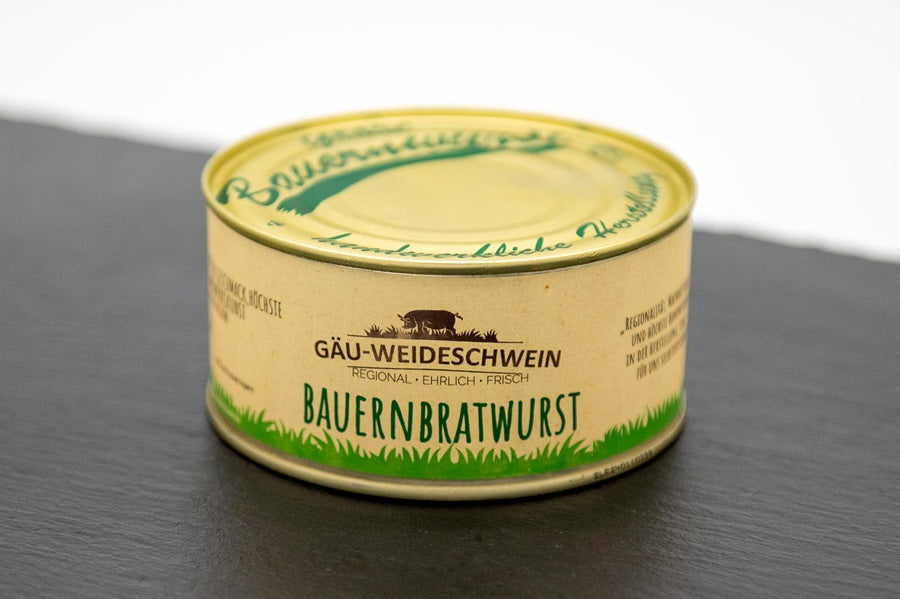 Bauernbratwurst aus der Dose