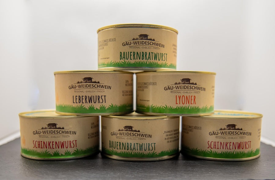 Hausmacher Schwarzwurst aus der Dose