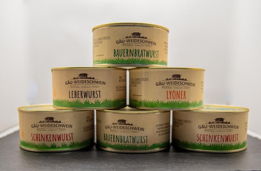 Hausmacher Schwarzwurst aus der Dose